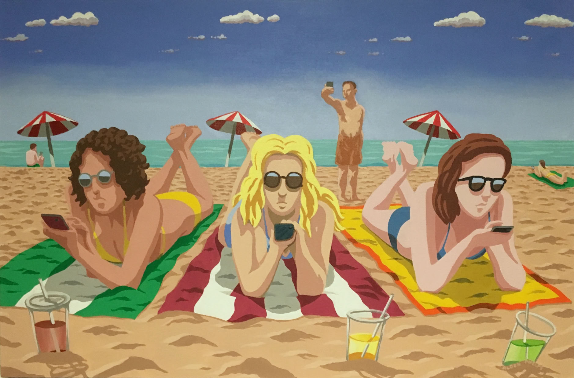 acrylic on canvas; 24x36"; $1000; 