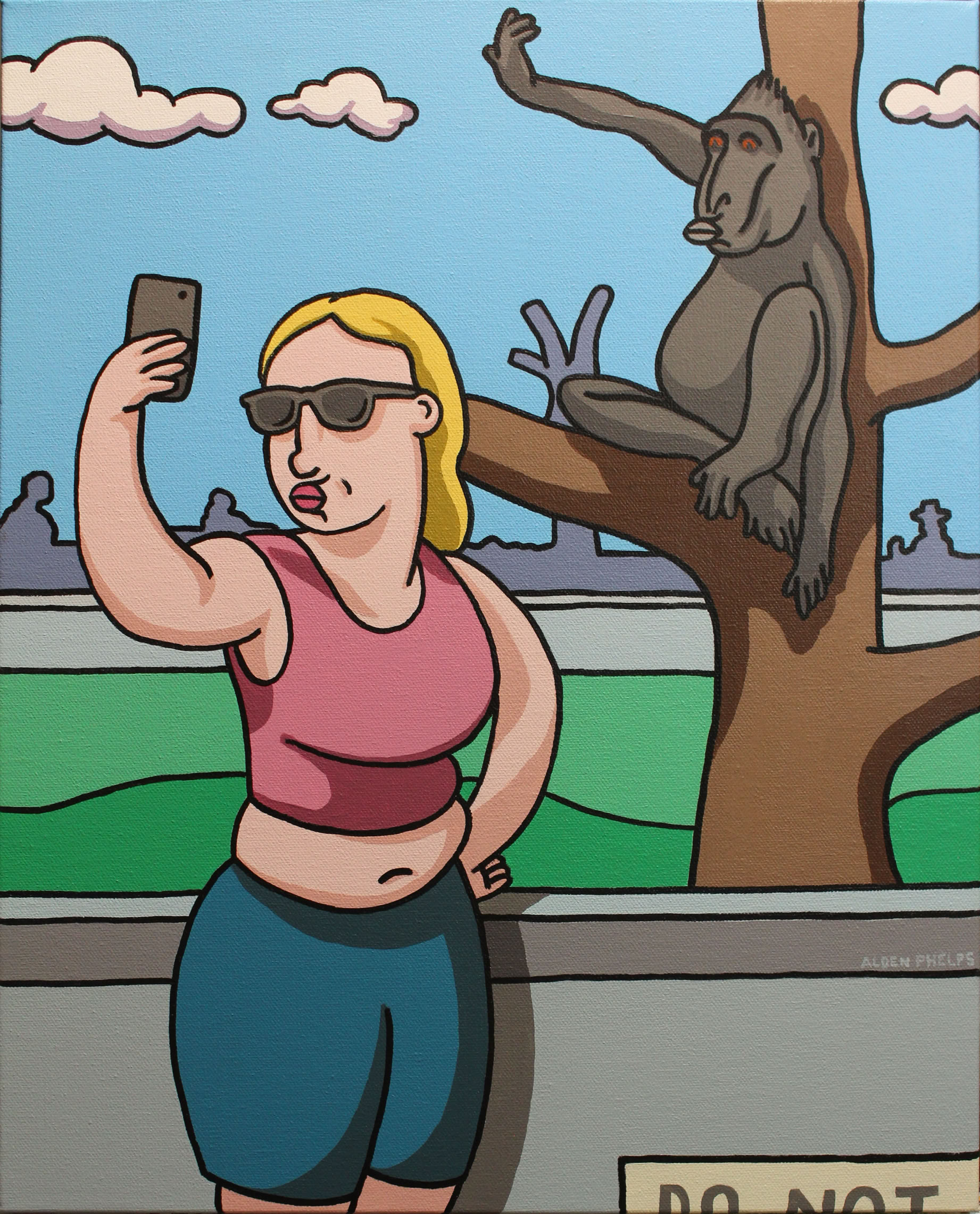 acrylic on canvas; 24x36"; $1000; 